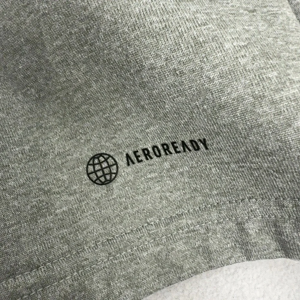 Massachusetts Football Adidas Pullover Mens XL Gray Polyester Aeroready Sporty